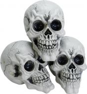 Halloween Dekoration, Kranie, 3x
