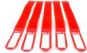 Kabelordnere og stropper, GAFER.PL Tie Straps 25x400mm 5 pieces red