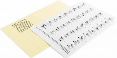 KB-KEY Avtagbare Tastatur Keynote Klistremerker