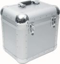 Flightcases & Racks, Roadinger Record Case ALU Maxi Booking, rounded