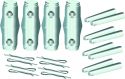 QUADLOCK 50mm, Alutruss QUADLOCK set connecting cone/pivot/pin