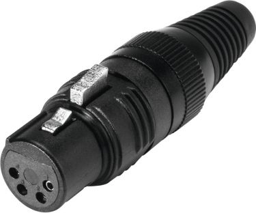 HICON XLR socket 4-pin HI-X4CF-G