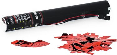 TCM FX Electric Confetti Cannon 50cm, red metallic