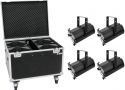 Teater & Scene, Eurolite Set 4x LED THA-120PC Theater-Spot + Case Teater & Scene, Eurolite Set 4x LED THA-120PC Theater-Spot + Case