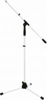 Stativer, Omnitronic Microphone Tripod MS-1W with Boom Arm white