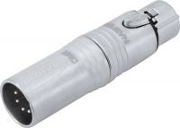 NEUTRIK Adapter 3-pin XLR(F)/5pin XLR(M) NA3F5M