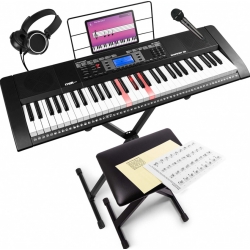 Rhapsody61L Elektronisk Keyboard med 61 oplyste tangenter – Mega Sæt TILBUD NU