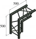 Alutruss, Alutruss TRILOCK S-PAC 25 2-Way-Corner 90°\\/ black