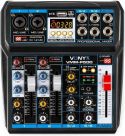 VMM-P500 4-kanals musikkmikser med DSP/USB og MP3/BT VMM-P500 4-kanals musikkmikser med DSP/USB og MP3/BT