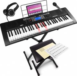 Rhapsody61L Elektronisk Keyboard med 61 oplyste tangenter – Mega Sæt Rhapsody61L Elektronisk Keyboard med 61 oplyste tangenter – Mega Sæt
