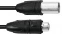 PSSO DMX cable IP65 3pin 7.5m black PSSO DMX cable IP65 3pin 7.5m black