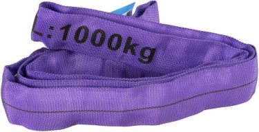 SHZ Round Sling length 1.00m/1000kg according to EN 1492-2 SF7 violet