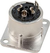 HICON XLR mounting plug 3-pin HI-X3DM