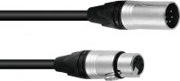 PSSO DMX Cable XLR 5-pin 20m bk Neutrik