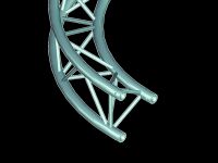 Alutruss TRILOCK 6082 Circlepart 6m inside 45° >