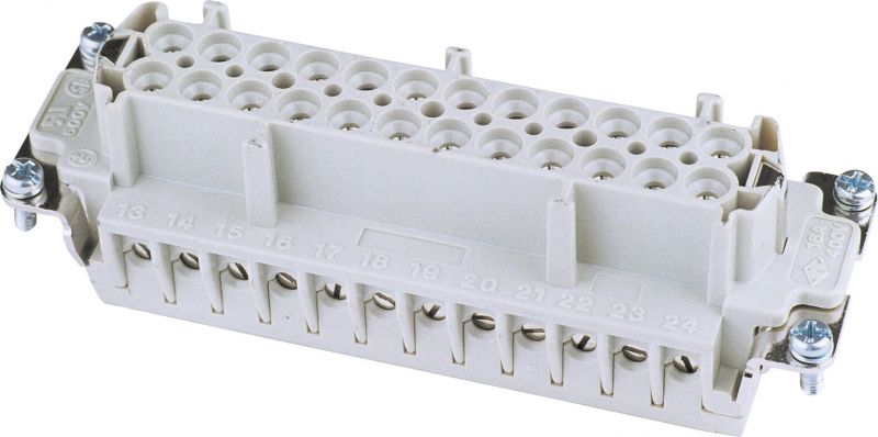 ILME Socket Insert 24-pin 16A,Screw Terminal
