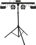 Diverse, Eurolite Set LED KLS Laser Bar PRO FX Light Set + M-4 Speaker System Stand Diverse, Eurolite Set LED KLS Laser Bar PRO FX Light Set + M-4 Speaker System Stand