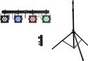 Eurolite Set LED KLS-3002 + M-4 Speaker System Stand Eurolite Set LED KLS-3002 + M-4 Speaker System Stand