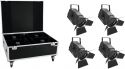 Diverse, Eurolite Set 4x LED THA-250F + Case Diverse, Eurolite Set 4x LED THA-250F + Case