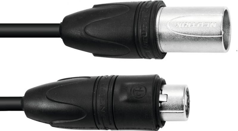 PSSO DMX Cable IP65 3-pin 1.5m black