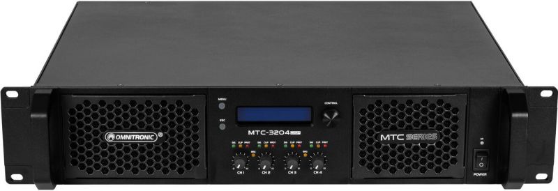 Omnitronic MTC-3204DSP 4-channel Amplifier with DSP