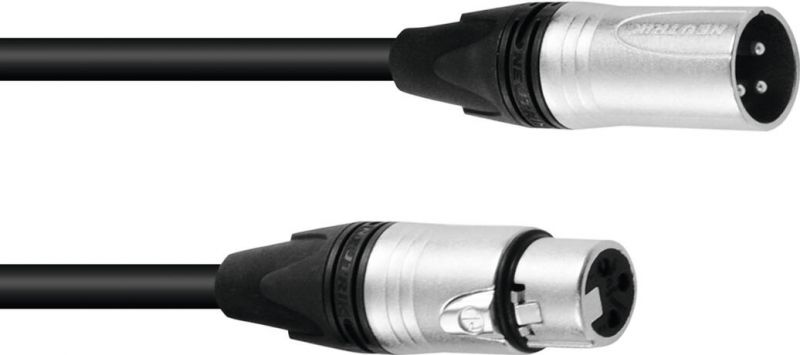 SOMMER CABLE DMX cable XLR 3pin 10m bk Neutrik