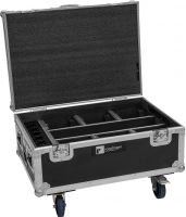 Roadinger Flightcase 6x AKKU IP TL-3 QCL Trusslight CRMX with charging function and wheels