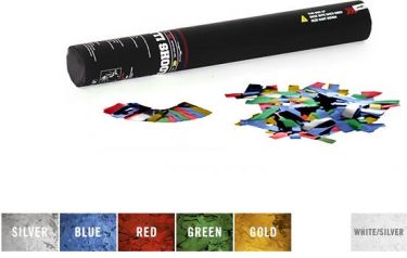 TCM FX Handheld Confetti Cannon 50cm, multicolor metallic