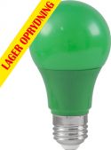 LED E27, Omnilux LED A60 230V 3W E-27 green