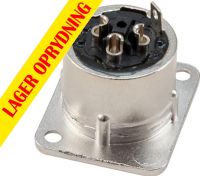 HICON XLR mounting plug 3-pin HI-X3DM