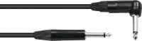 SOMMER CABLE Jack Cable 6.3 mono 1x 90° 3m bk Neutrik
