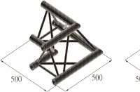 Alutruss TRILOCK S-PAC 21 2-way Corner 90° black