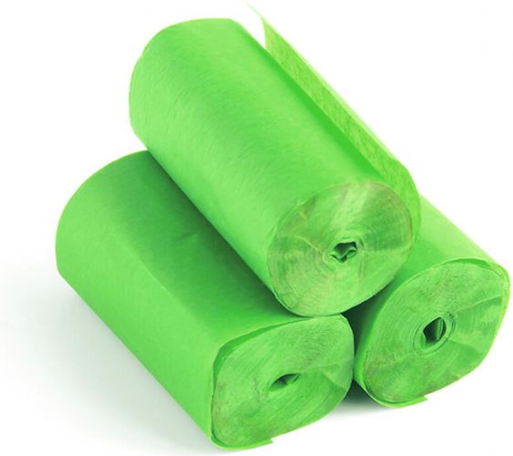 TCM FX Slowfall Streamers 10mx5cm, light green, 10x