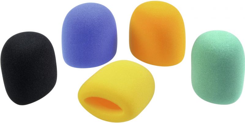 Omnitronic Microphone Windshield Set, 5 colors