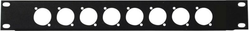 Omnitronic Front Panel Z-19 8x XLR (D-type) 1U