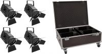 Eurolite Set 4x LED THA-150F + Case