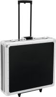 Roadinger CD Case, black, 200 CDs with Trolley