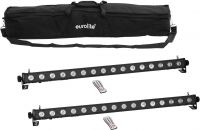 Eurolite Set 2x LED PIX-16 QCL Bar + Soft Bag