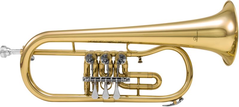 Dimavery FH-310D Bb Flugelhorn Rotary val