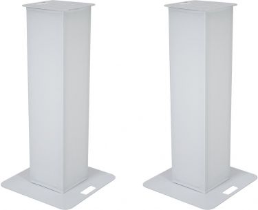 Eurolite 2x Stage Stand 150cm incl. Cover and Bag, white
