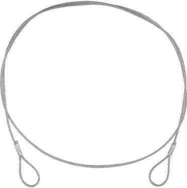 Eurolite Steel Rope (SC) 900x3mm silver without quick link