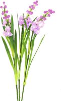 Decor & Decorations, Europalms Arum set, 3 branches with LEDs, pink 85cm