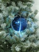 Udsmykning & Dekorationer, Europalms LED Snowball 8cm, dark blue 5x Udsmykning & Dekorationer, Europalms LED Snowball 8cm, dark blue 5x