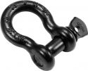 Diverse, SAFETEX Shackle 13mm black with Screwbolt