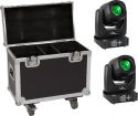 Eurolite Set 2x LED TMH-B90 + Case with wheels