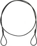 Eurolite Steel Rope (SC) 900x3mm black without quick link