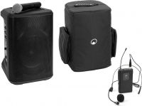 Omnitronic Set PORTY-8A Drahtlos-PA-System + Bodypack Transmitter incl. Headset + Soft Bag