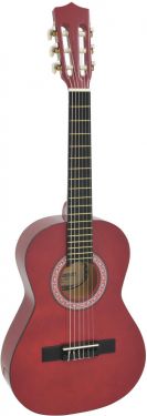 Dimavery AC-303 Classical Guitar 1/2, red