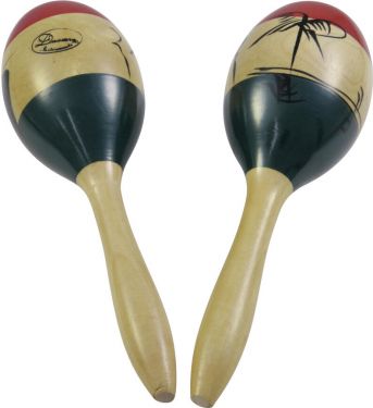 Dimavery Maracas Jamaika, wood 2x