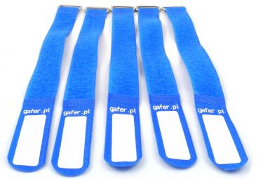 GAFER.PL Tie Straps 25x400mm 5 pieces blue